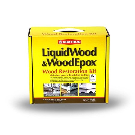 ABATRON LiquidWood and WoodEpox Beige Wood Restoration Kit 4 qt WRK4QKR